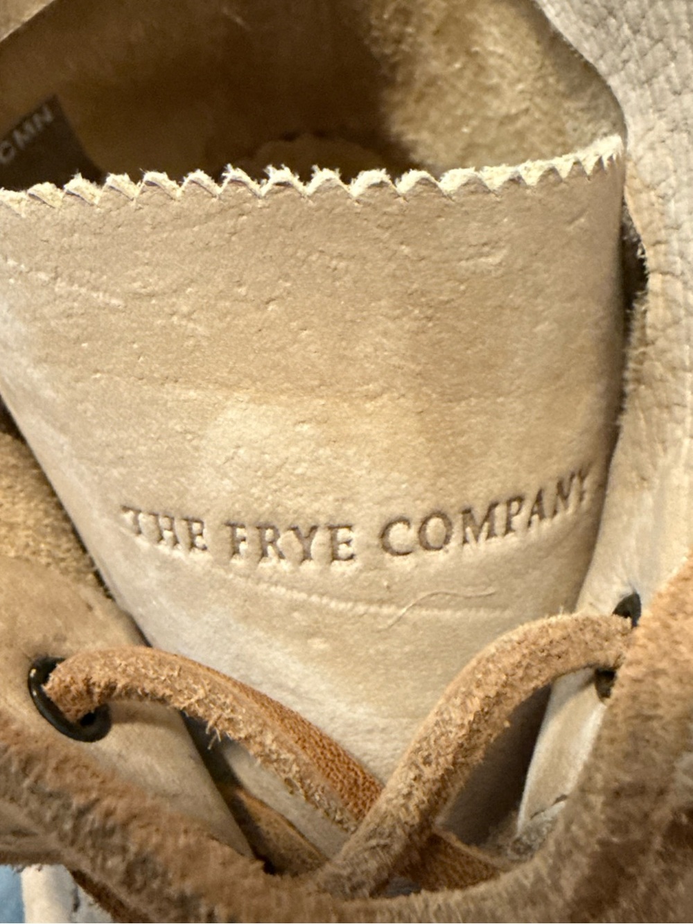 FRYE!! 🔥🔥 Phillip Leather Lug Work boot 87828 in Cement w/Leather Laces Size 11 - Picture 8 of 9